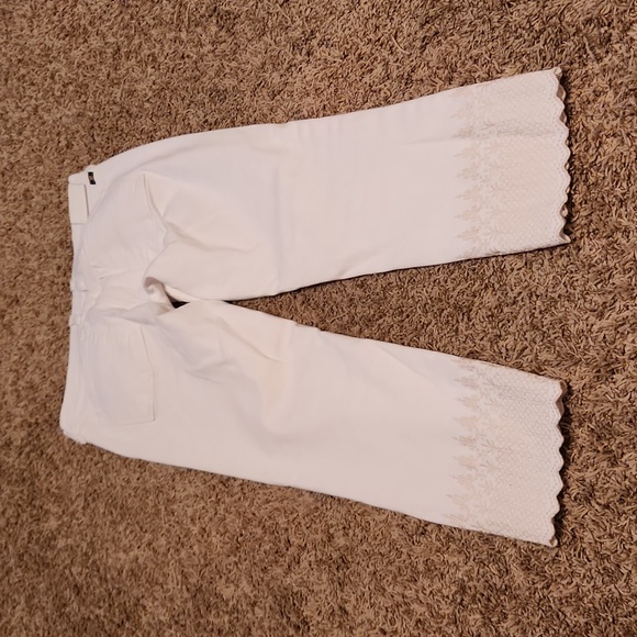 Lucky Brand White Charlie Capri - Picture 8 of 10
